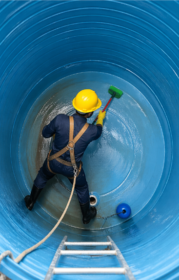 Dubai Municipality approved water tank cleaning