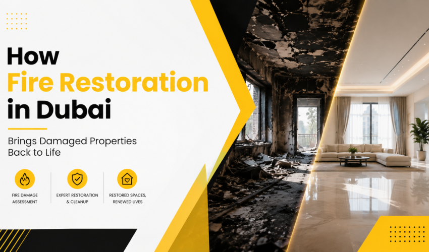 Fire restoration in Dubai